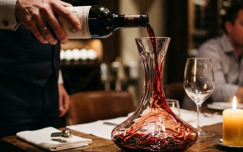 Nghệ thuật Decanting: Tại sao phải rót rượu vang sang bình trước khi uống?